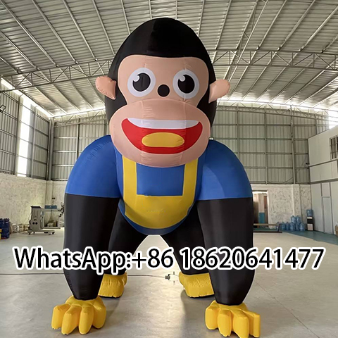 Hot Sale Oxford Giant Inflatable Monkey Decoration for Outdoor Event Advertising