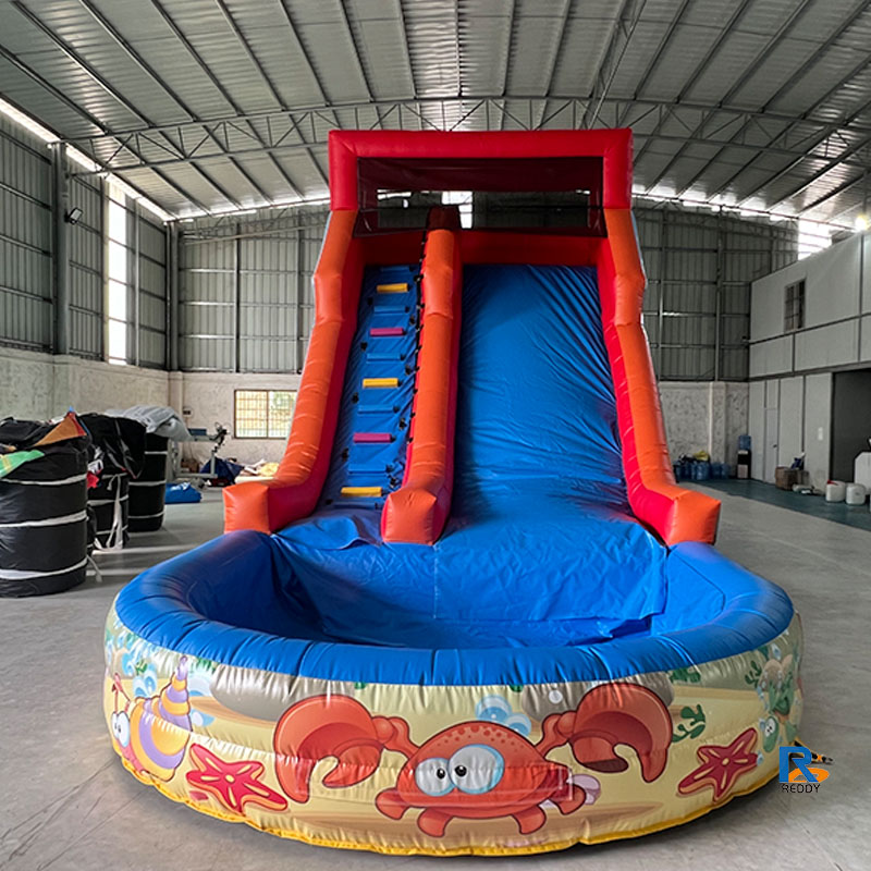 Octopus Inflatable Slide inflatable swimming pool with slide