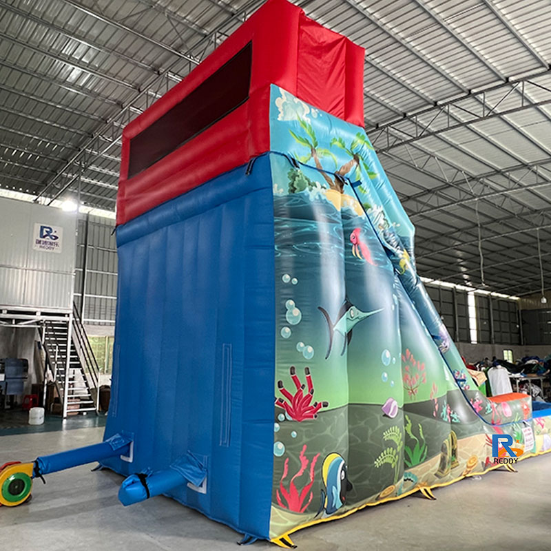 Octopus Inflatable Slide inflatable swimming pool with slide