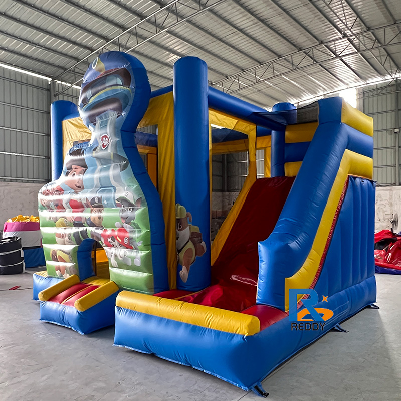 PAW Patrol-themed inflatable castle outdoor jumping castle bounce house with slide