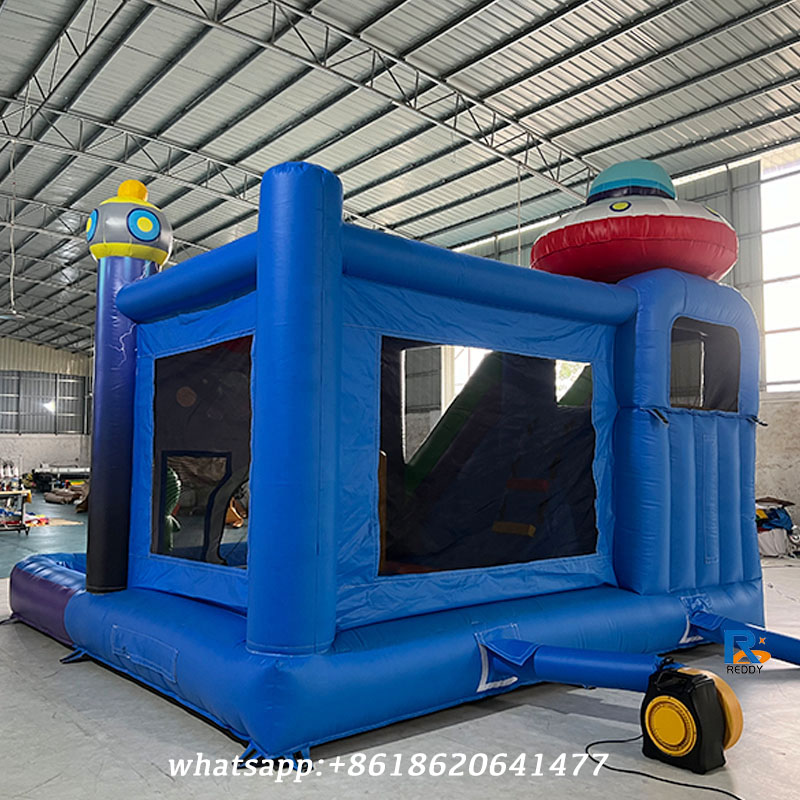 Alien-Themed Inflatable Slide inflatable swimming pool with slide water slides for pool