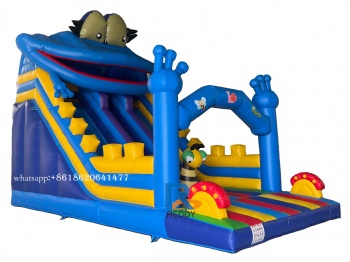 frog inflatable slide bouncer for sale