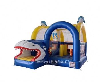 shark bounce castle inflatable for sale