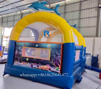 shark bounce castle inflatable for sale