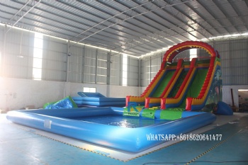 seafloor water slide inflatable bouncer