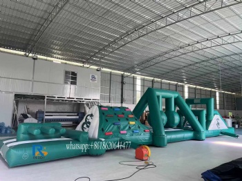 large inflatable obstacle course for sale