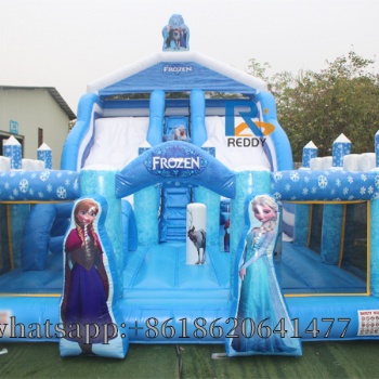 inflatable elsa castle