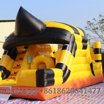 inflatable jumping castle with slide