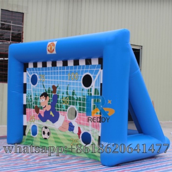 inflatable football shooting game