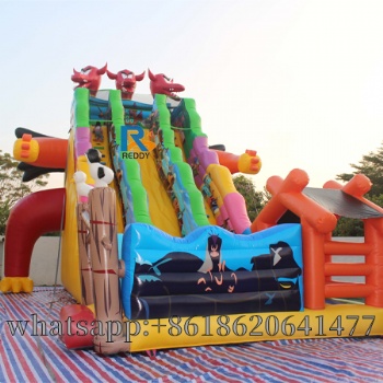 inflatable bounce slide halloween