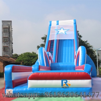 big outdoor customize inflatable pool slide for ad