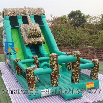 inflatable slides with jump