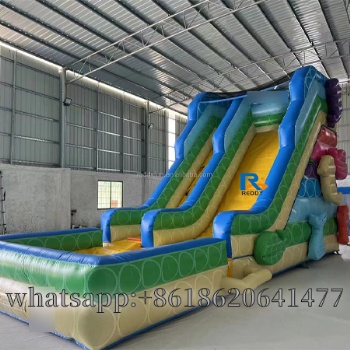 water inflatable water slide