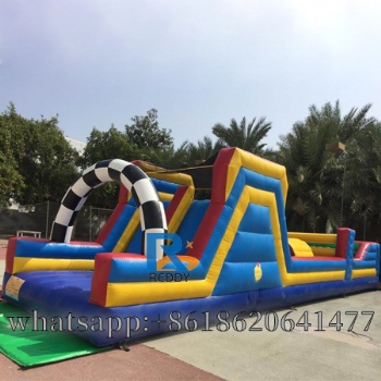 small inflatable obstacle course