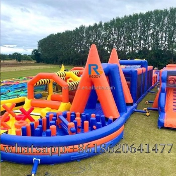 big inflatable obstacle course