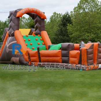 pvc obstacle course inflatable