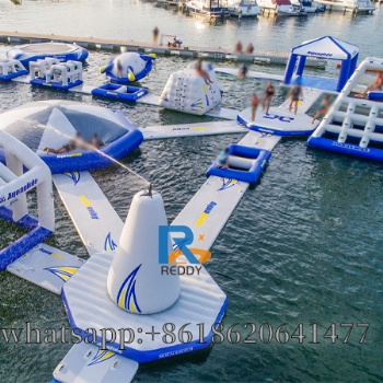 inflatable jumping water park