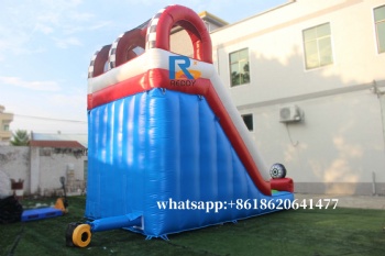 cars inflatable bouncer slide