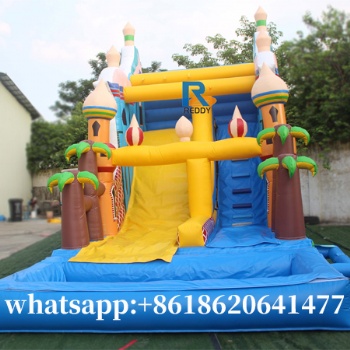 large inflatable water slide