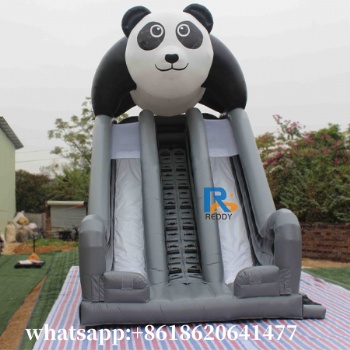 panda inflatable slide