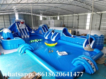 kids inflatable water park