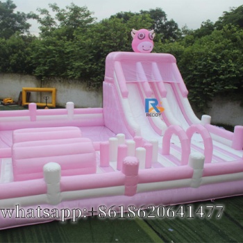 inflatable kids obstacle course