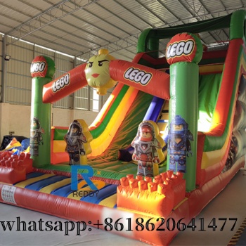 double slide inflatable