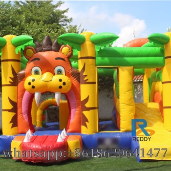 Tiger inflatable castle for kids