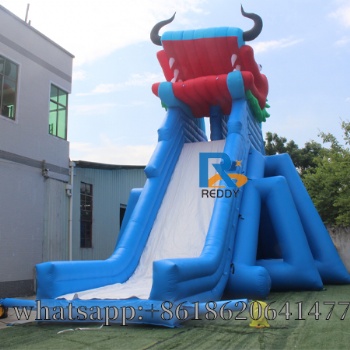 inflatable dragon slide