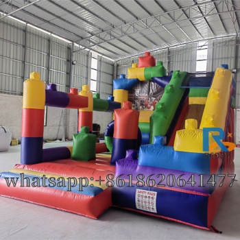 blocks bouncy castle inflatable