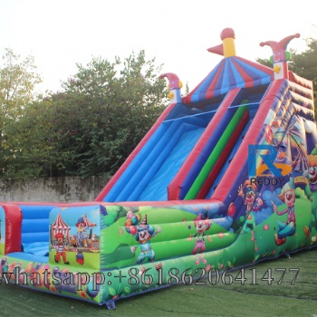 hot sale joker slip inflatable giant slide for sale