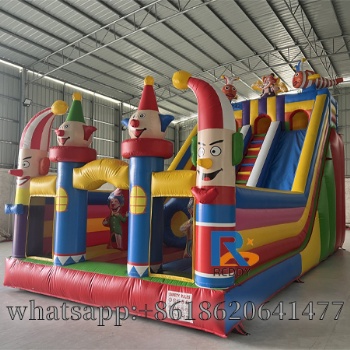 jumping inflatable bounce house combo slide