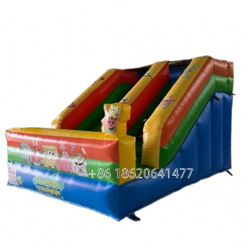 Spongebob inflatable dry slides