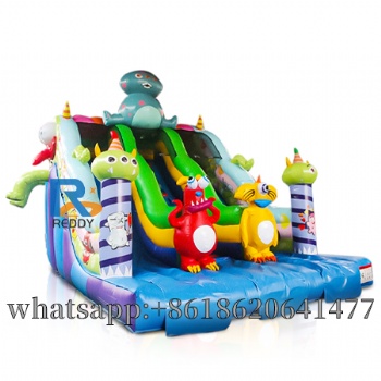 bounce castle inflatable slide