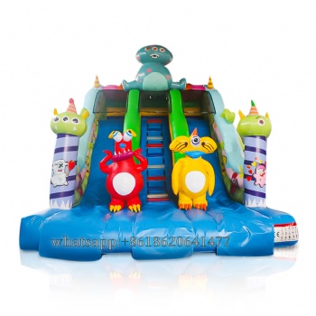 bounce castle inflatable slide