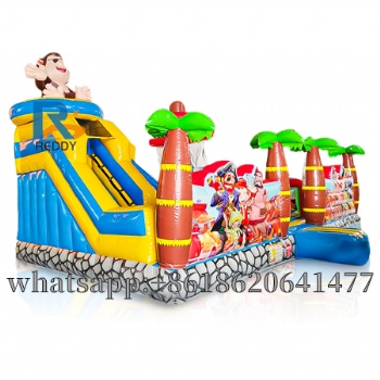 pirate ship inflatable slide