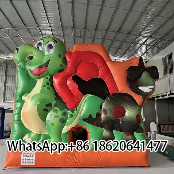 Outdoor Inflatable Castle with Slide Party Jumpers Bouncer house for Kids