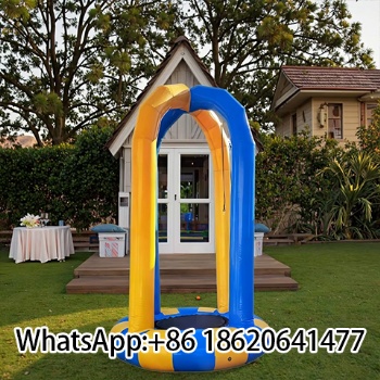 Best Selling Single PVC Inflatable Trampoline Bungee Jumping Equipment for Amusement Park