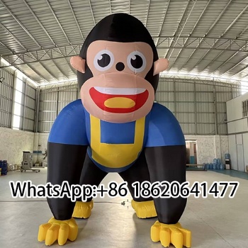 Hot Sale Oxford Giant Inflatable Monkey Decoration for Outdoor Event Advertising