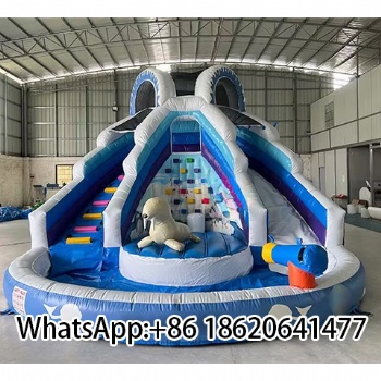 New Design Inflatable Water Slide Outdoor Bounce House  for  Kids