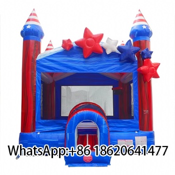 Commercial PVC Inflatable Bounce House Childrens Castle Bouncer for Outdoor Play