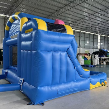 Baby Shark Inflatable Castle    inflatable air castle  bouncing castle inflatable outdoor with pool