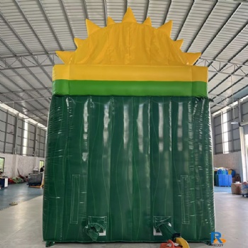 Sunny Vibes Inflatable Slide Castle   bouncing castle inflatable outdoor with pool