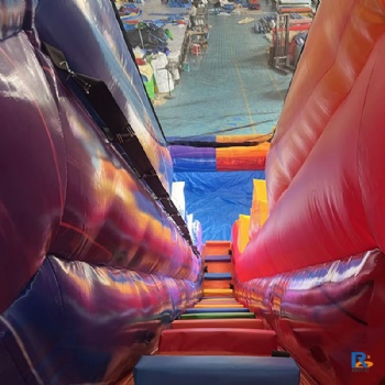 Double-Lane Inflatable Slide inflatable swimming pool with slide