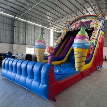 Sugar Rush Inflatable Slide inflatable swimming pool with slide
