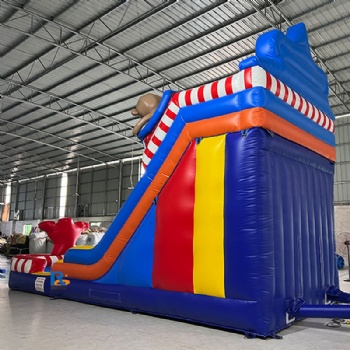 Circus Clown Inflatable Slide    inflatable swimming pool with slide