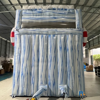 ocean-themed inflatable slide    inflatable swimming pool with slide