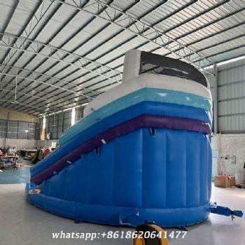 Ocean-themed Inflatable Slide      outdoor blow up water slide kids