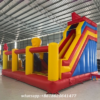 LEGO-Themed Inflatable  castle   Slide    inflatable air castle     jumping castle