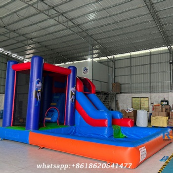 Batman-Themed Inflatable Water Slide    outdoor blow up water slide kids